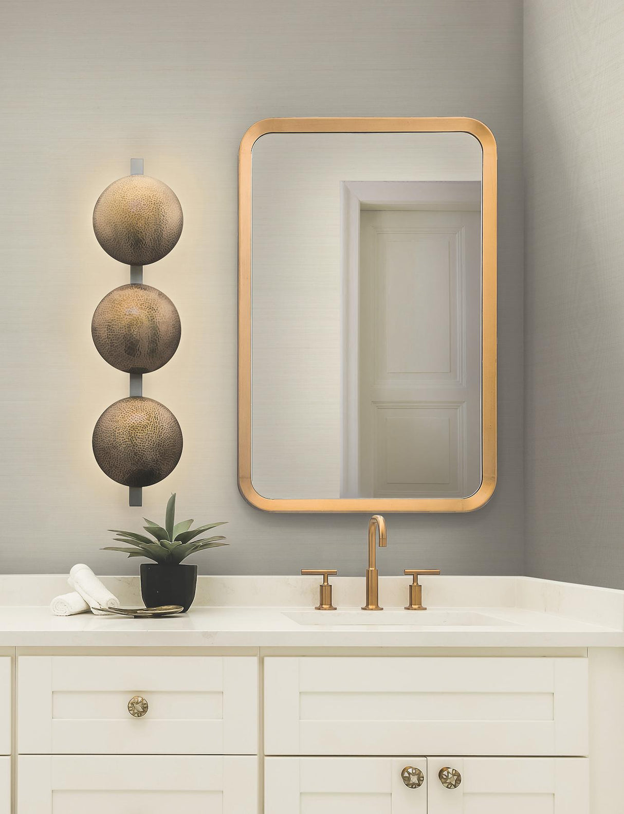 Candice Olson Quiet Vista Shell Grey Wallpaper