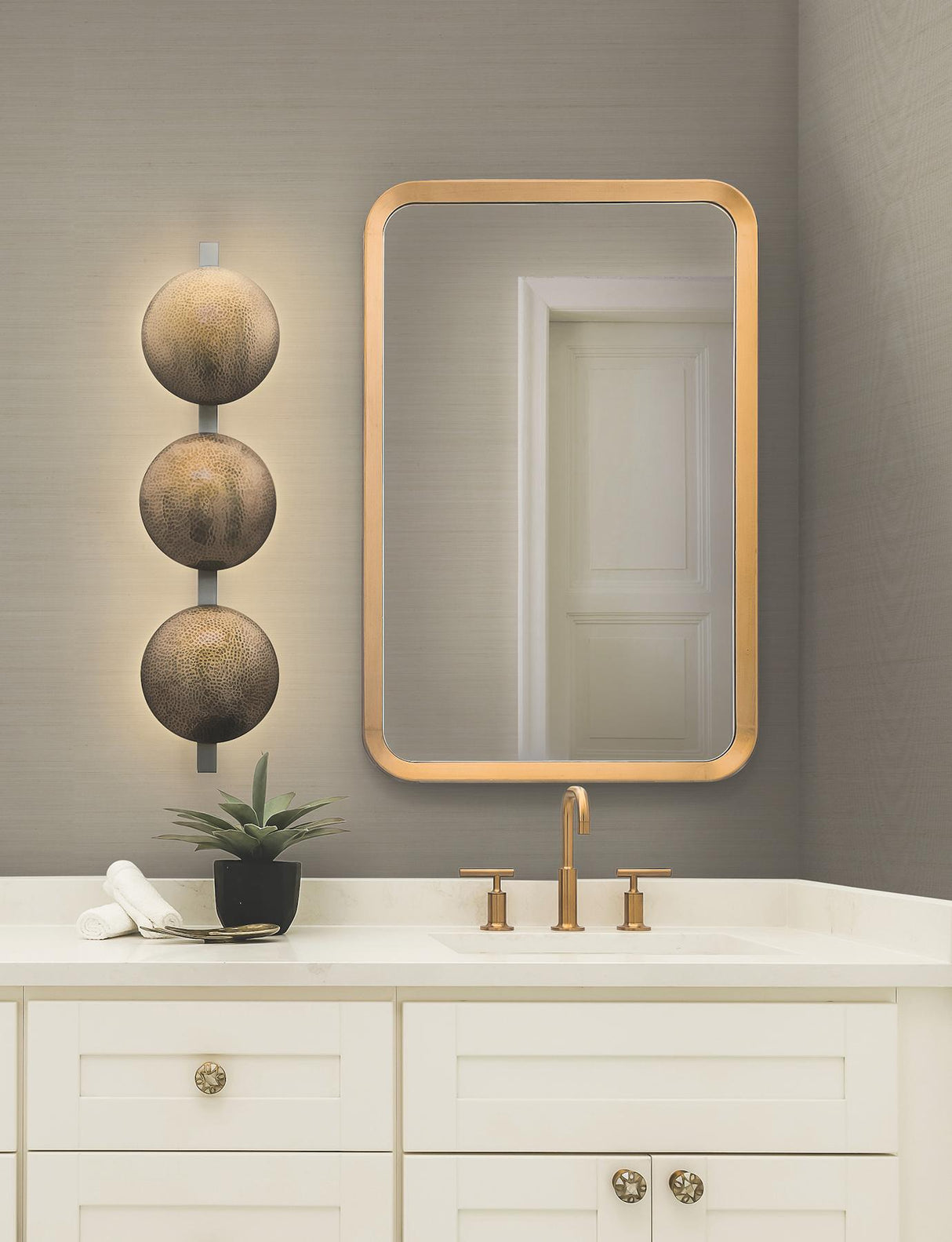 Candice Olson Quiet Vista Zinc Grey Wallpaper