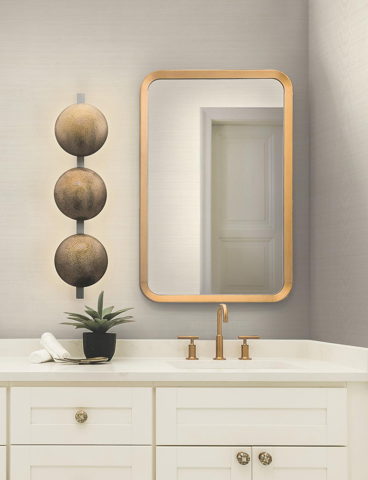 Candice Olson Quiet Vista Sandstone Beige Wallpaper