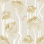 York Wallcoverings Shirley Neutral Deco Floral Peel & Stick Beige Wallpaper