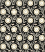 York Wallcoverings Lillian Black Floral Vine Peel & Stick Beige Wallpaper