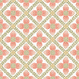 York Wallcoverings Mimi Coral Quilted Floral Peel & Stick Pink Wallpaper