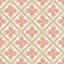 York Wallcoverings Mimi Coral Quilted Floral Peel & Stick Pink Wallpaper