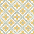 York Wallcoverings Mimi Yellow Quilted Floral Peel & Stick Yellow Wallpaper
