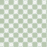 York Wallcoverings Stardust Green Checkerboard Peel & Stick Green Wallpaper