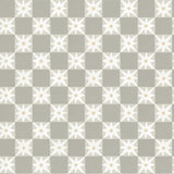 York Wallcoverings Stardust Warm Grey Checkerboard Peel & Stick Grey Wallpaper