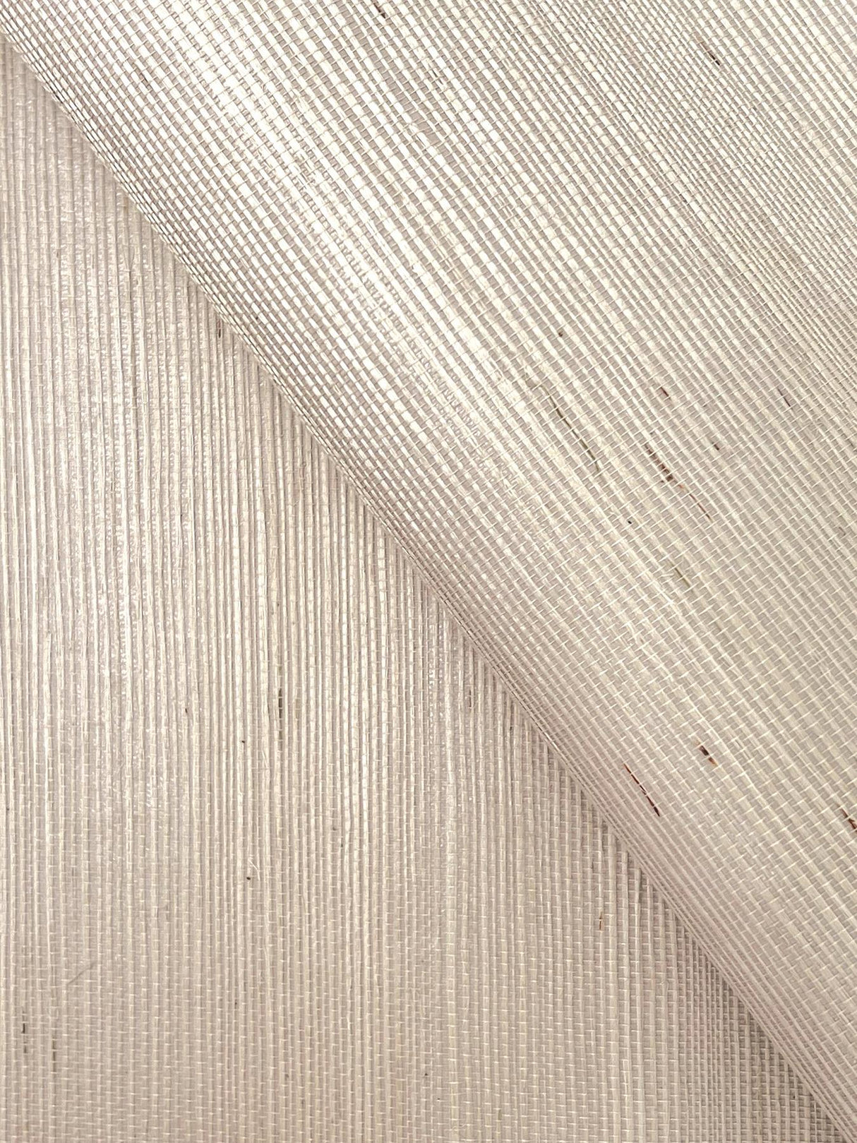 York Wallcoverings Natural Sisal Warm Grey Peel & Stick Grasscloth Grey Wallpaper
