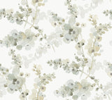Candice Olson Blossom Fling Mineral Green Peel & Stick Green Wallpaper