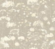 Candice Olson Botanical Fantasy Soft Taupe Peel & Stick Beige Wallpaper