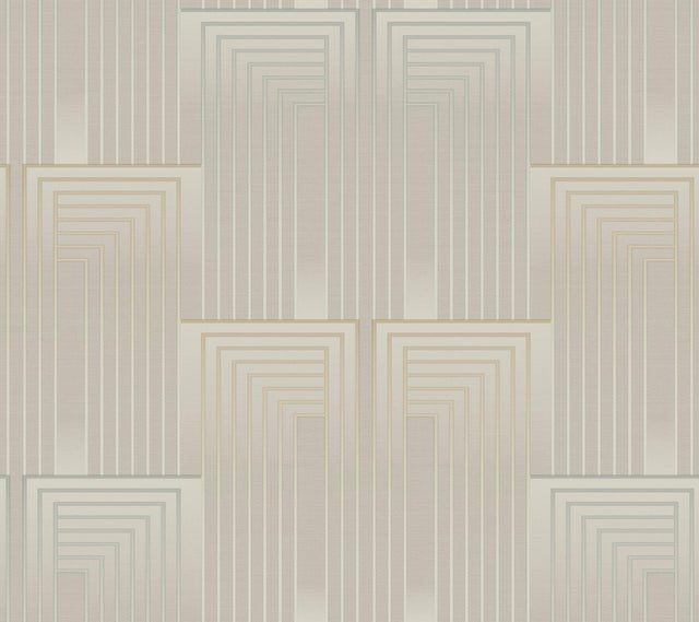 Candice Olson Vanishing Taupe & Pearl Peel & Stick Beige Wallpaper