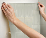 Candice Olson Vanishing Taupe & Pearl Peel & Stick Beige Wallpaper