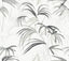 Candice Olson Inky Palms Black Peel & Stick Black Wallpaper