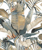 Candice Olson Tropical Cabana Plush Neutral Peel & Stick Orange Wallpaper