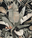 Candice Olson Tropical Cabana Black Peel & Stick Grey Wallpaper