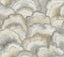 Candice Olson Abalone Fans Smokey Peel & Stick Grey Wallpaper