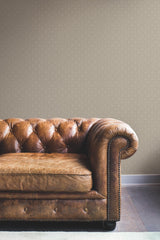 Ronald Redding Designs Wickwork Fog Transit Beige Wallpaper