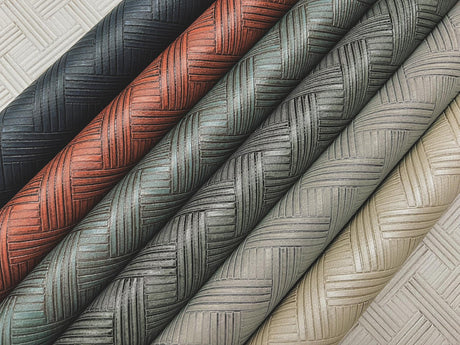 Ronald Redding Designs Wickwork Esquire Red Wallpaper