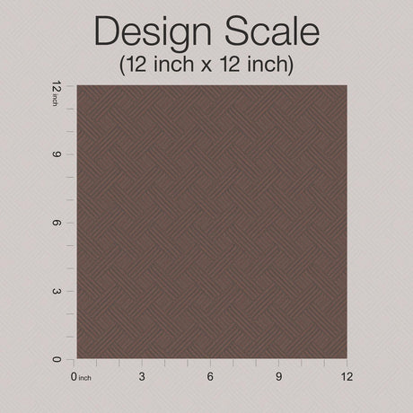 Ronald Redding Designs Wickwork Esquire Red Wallpaper