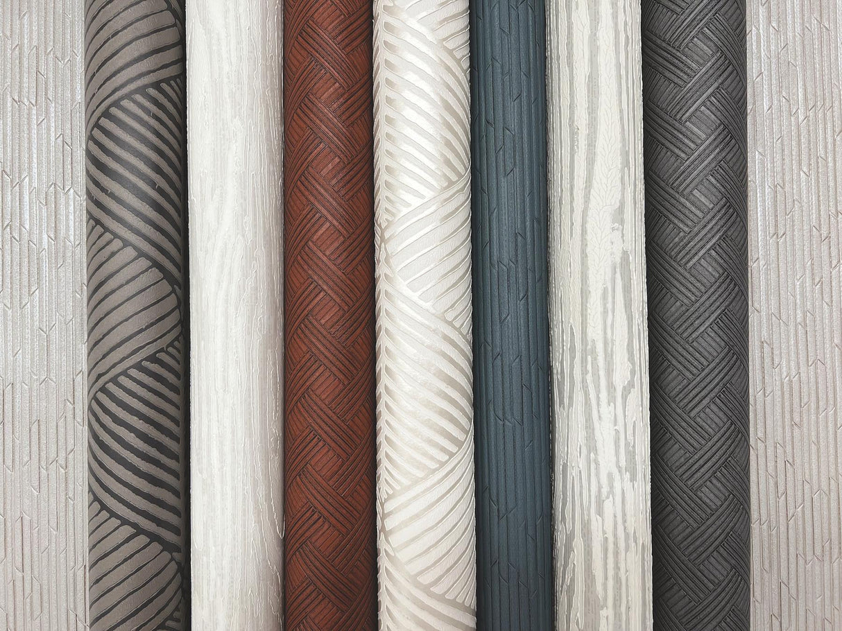 Ronald Redding Designs Wickwork Esquire Red Wallpaper