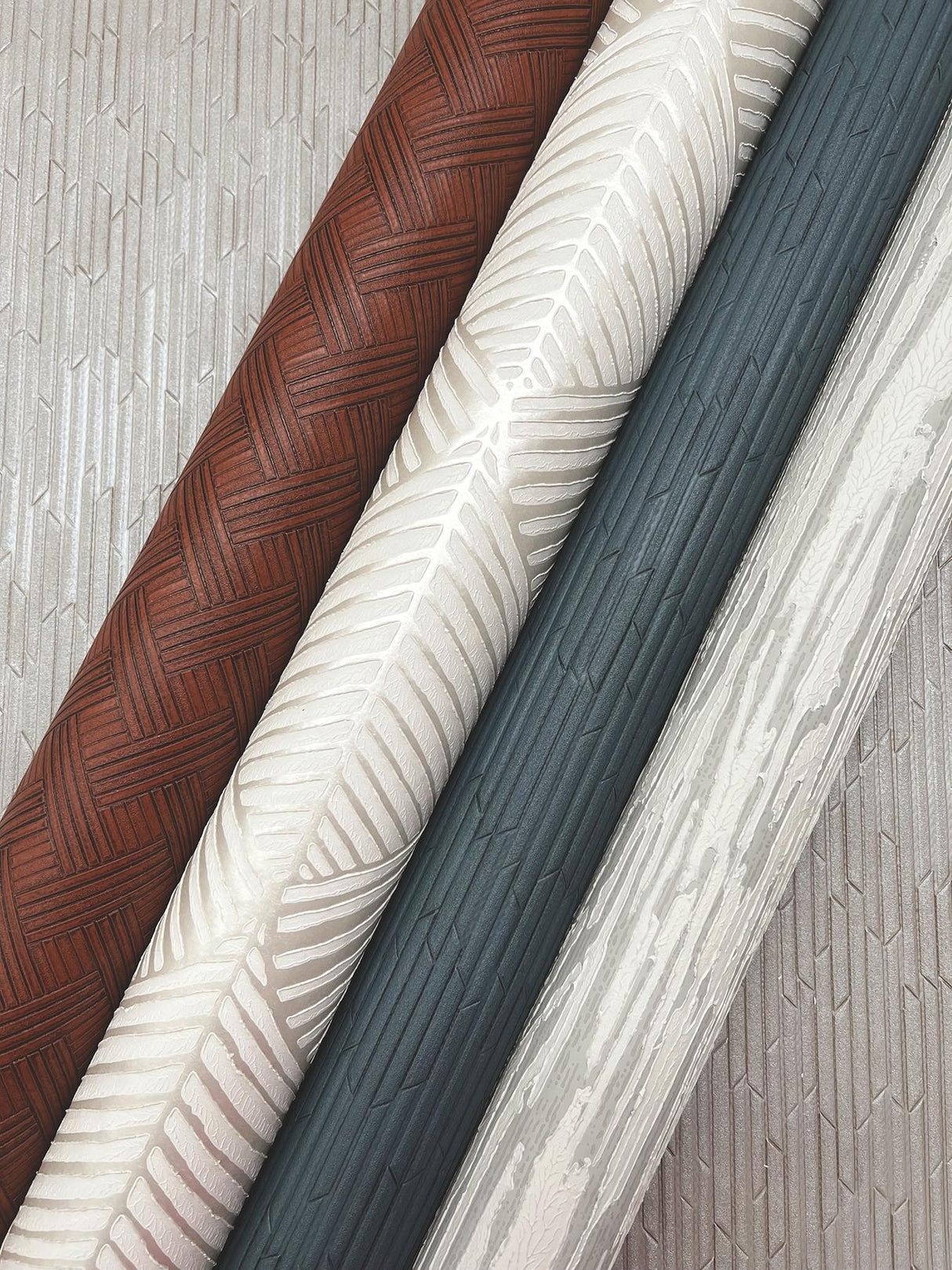 Ronald Redding Designs Wickwork Esquire Red Wallpaper