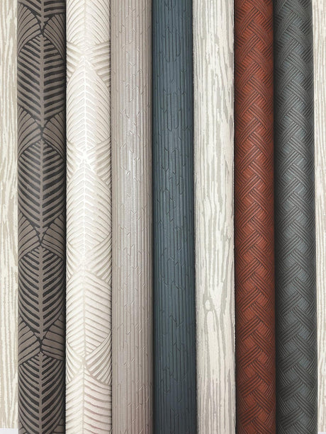 Ronald Redding Designs Wickwork Esquire Red Wallpaper