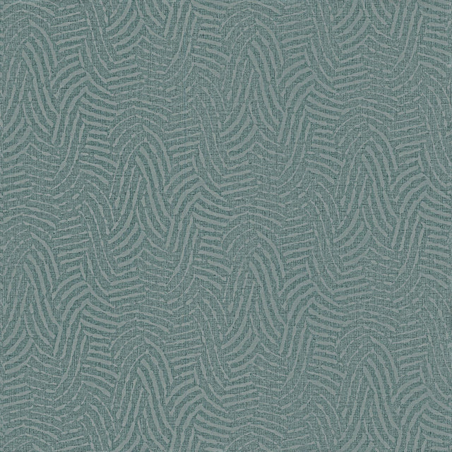 Ronald Redding Designs Helix Juniper Blue Wallpaper