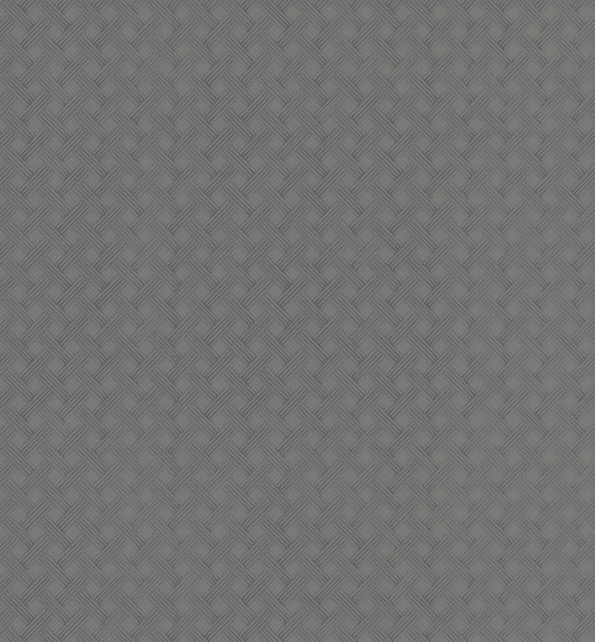 Ronald Redding Designs Wickwork Graphite Brown Wallpaper