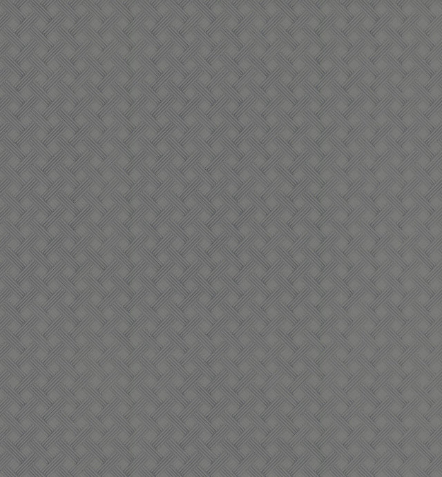 Ronald Redding Designs Wickwork Graphite Brown Wallpaper