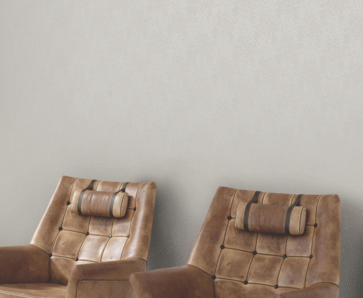 Ronald Redding Designs Helix Featherstone Beige Wallpaper
