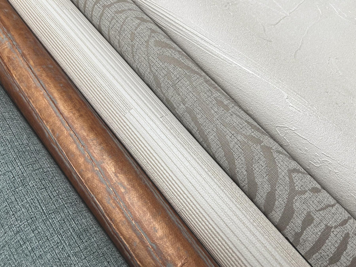 Ronald Redding Designs Helix Shale Beige Wallpaper