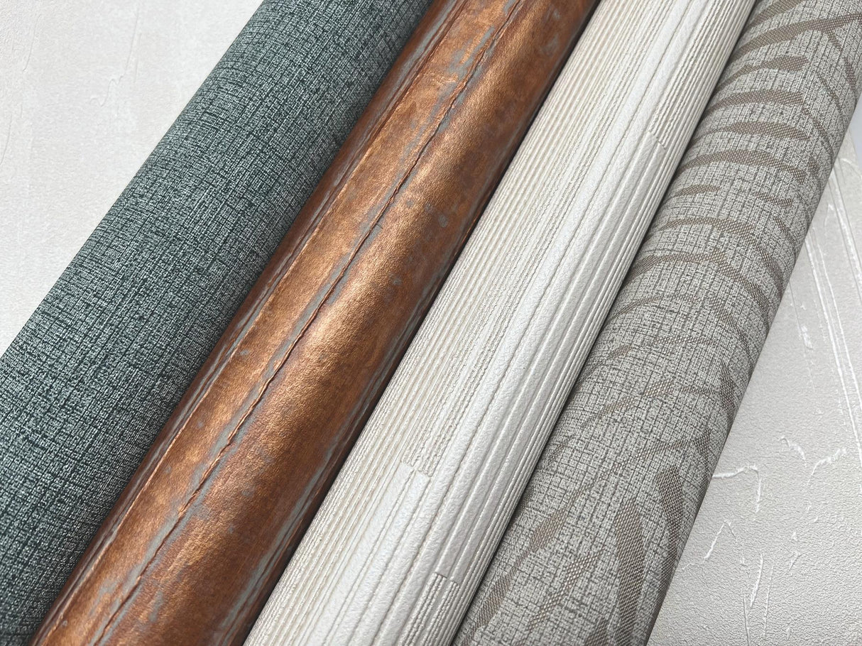 Ronald Redding Designs Helix Shale Beige Wallpaper