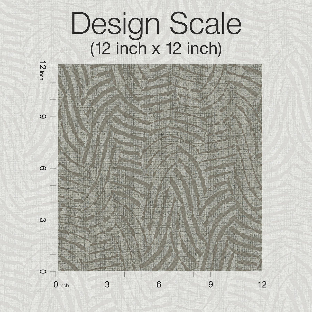 Ronald Redding Designs Helix Shale Beige Wallpaper