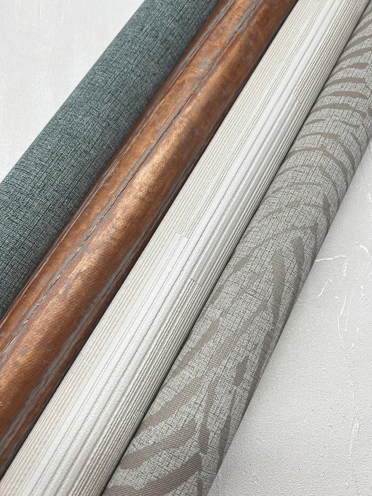 Ronald Redding Designs Helix Shale Beige Wallpaper