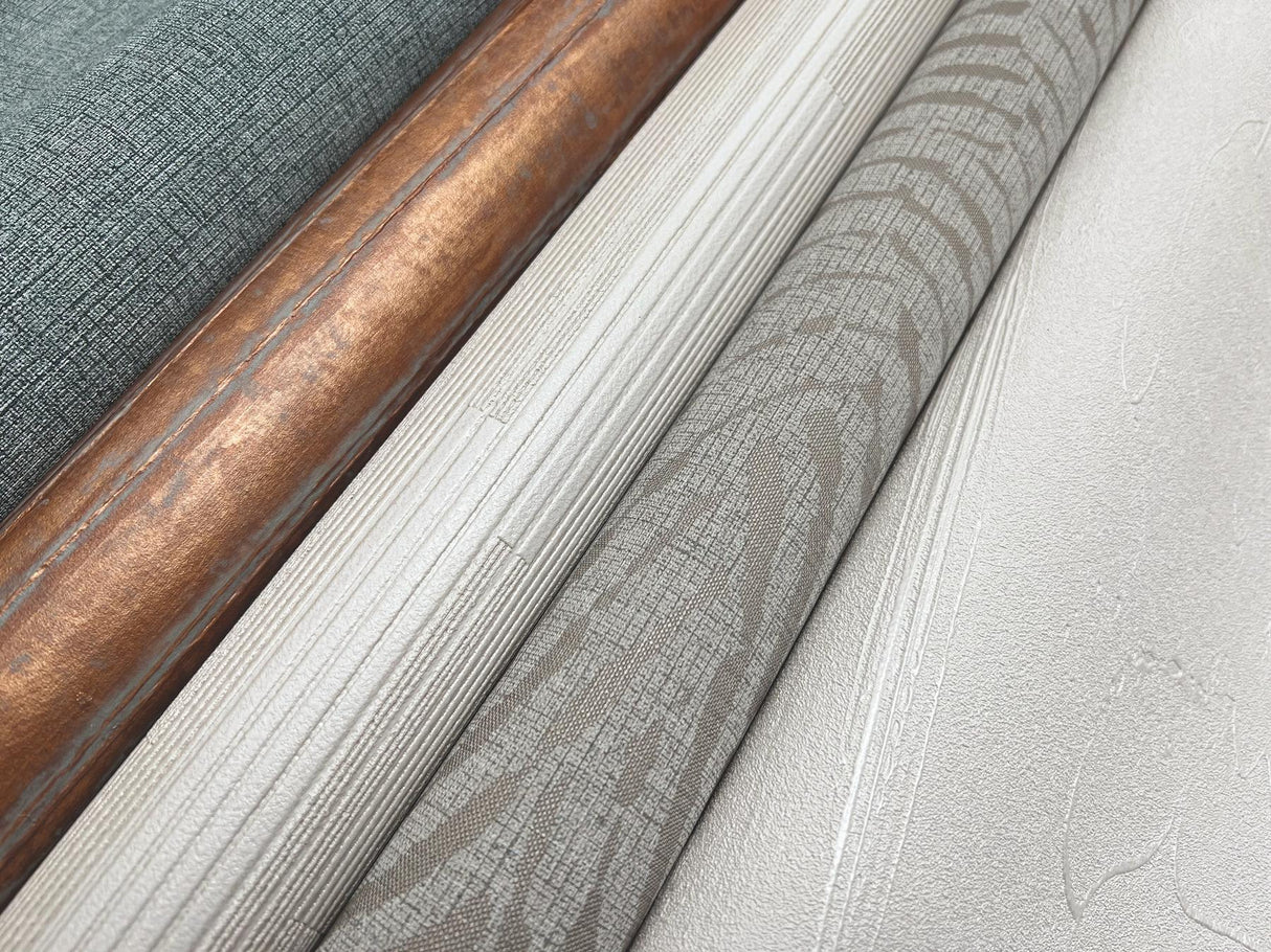 Ronald Redding Designs Helix Shale Beige Wallpaper
