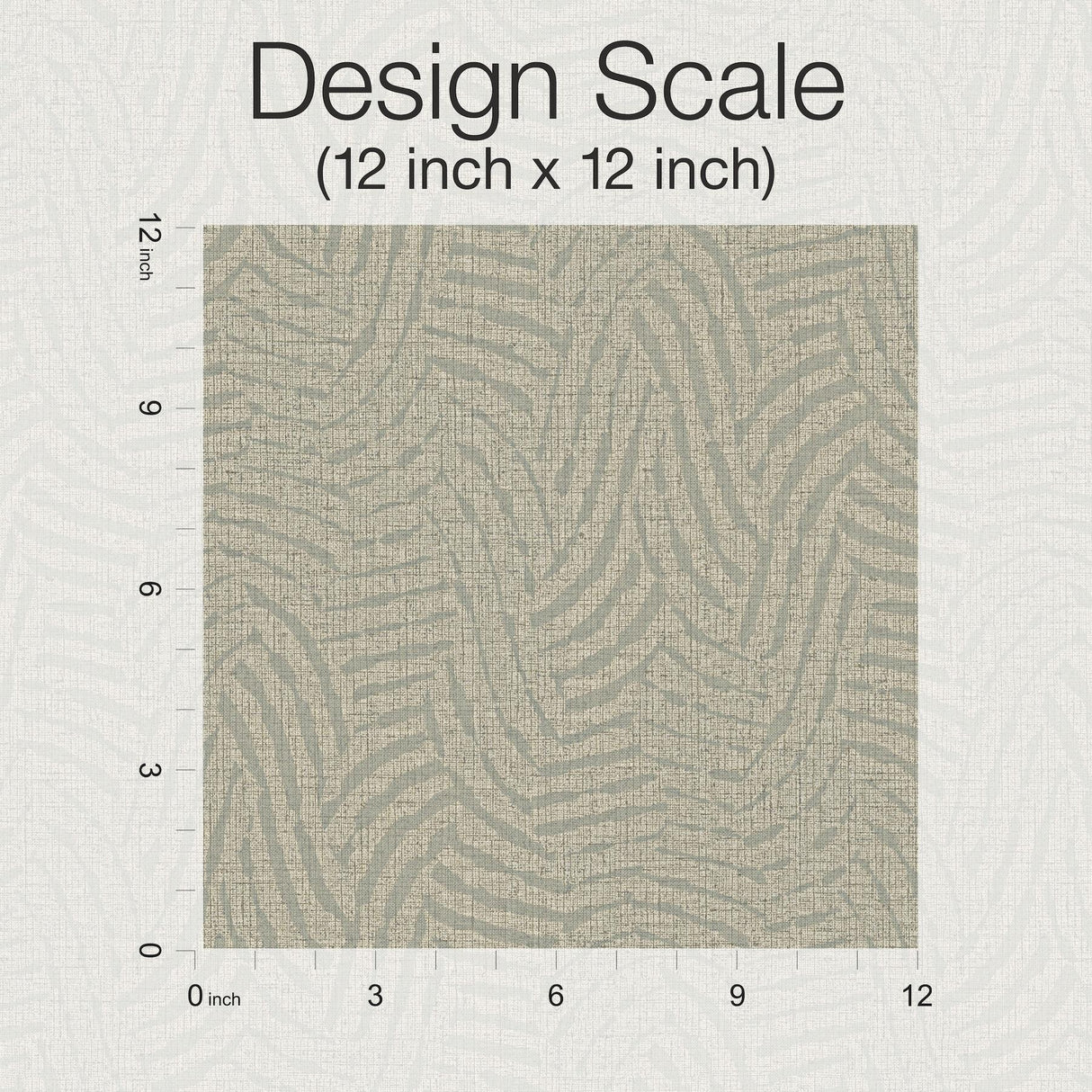 Ronald Redding Designs Helix Jute Brown Wallpaper