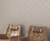 Ronald Redding Designs Helix Jute Brown Wallpaper