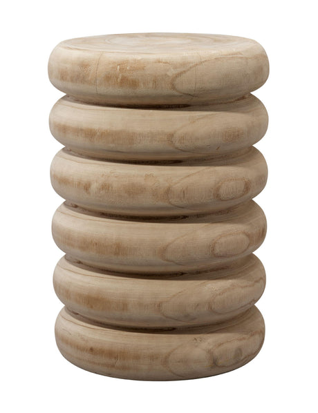 Jamie Young Mojave Wood Side Table