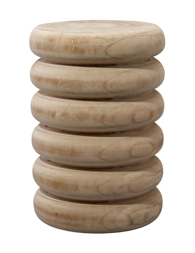 Jamie Young Mojave Wood Side Table
