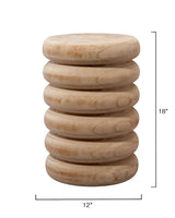 Jamie Young Mojave Wood Side Table