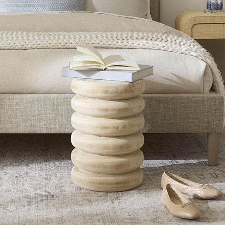 Jamie Young Mojave Wood Side Table