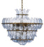Jamie Young Arcade 10-Light Blown Glass Chandelier, Blue