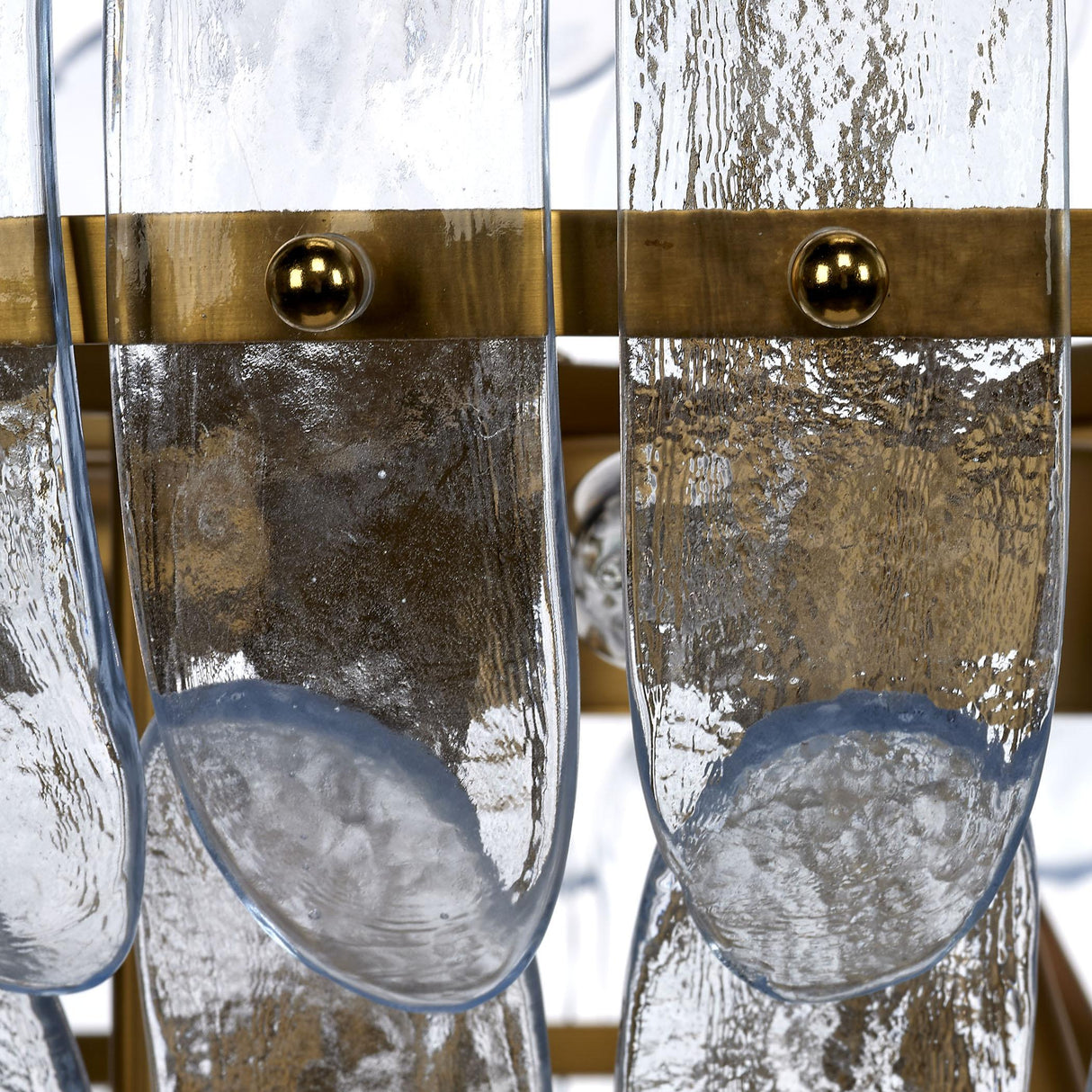 Jamie Young Arcade 10-Light Blown Glass Chandelier, Blue