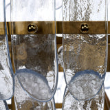 Jamie Young Arcade 10-Light Blown Glass Chandelier, Blue