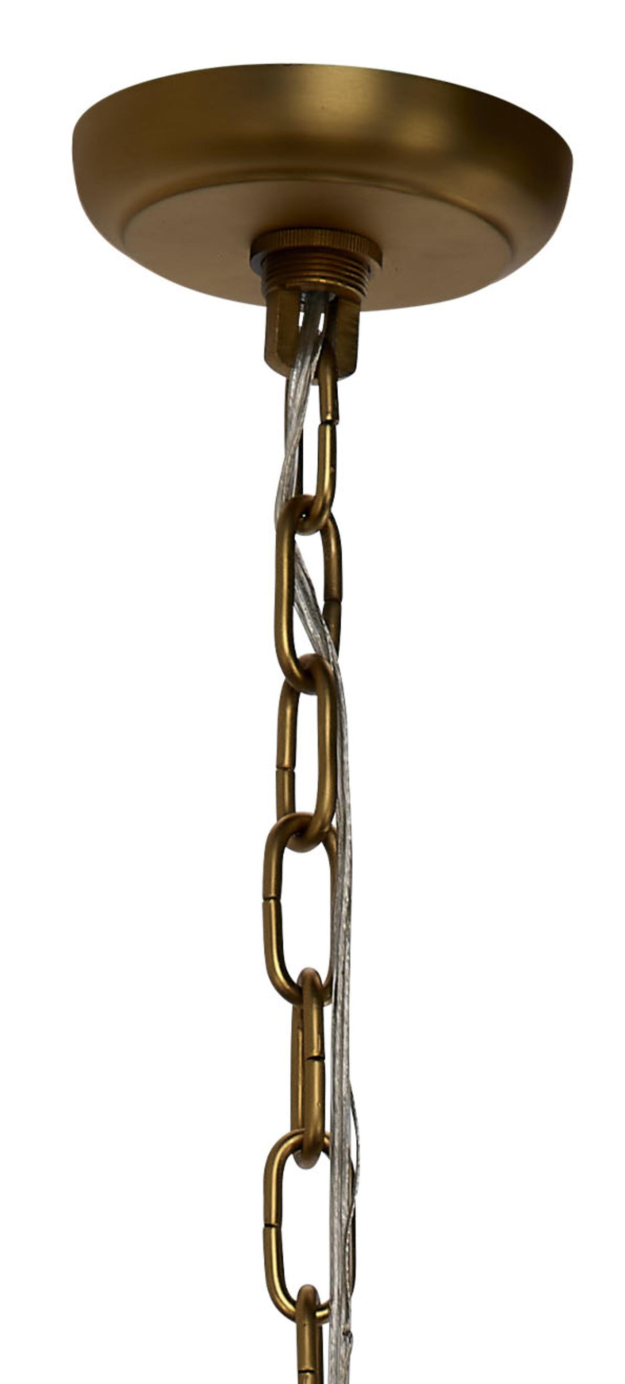 Jamie Young Arcade 10-Light Blown Glass Chandelier, Blue