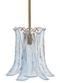 Jamie Young Cala 1-Light Blown Glass Pendant, Blue