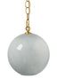 Jamie Young Camber 1-Light Glass Pendant, Blue