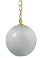 Jamie Young Camber 1-Light Glass Pendant, Blue