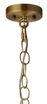 Jamie Young Camber 1-Light Glass Pendant, Blue