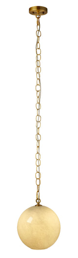 Jamie Young Camber 1-Light Glass Pendant, Blue