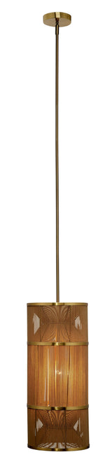 Jamie Young Congruent 1-Light Iron and Cotton Pendant